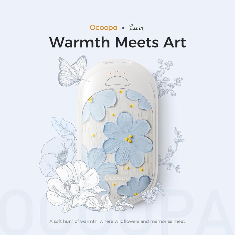 OCOOPA Magnetic Rechargeable Hand Warmers 2 Pack, Ultrathin Electric Handwarmers, Portable Pocket-Sized Heater, for Men, Women Purse Must Haves, Union UT3 Lite - Image 2